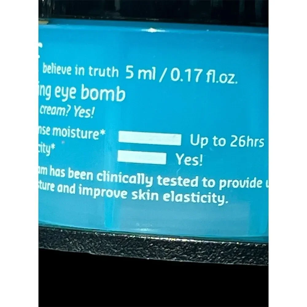 Belif Moisturizing Eye Bomb Cream Sample Size Hydration Boost 0.17 fl oz​